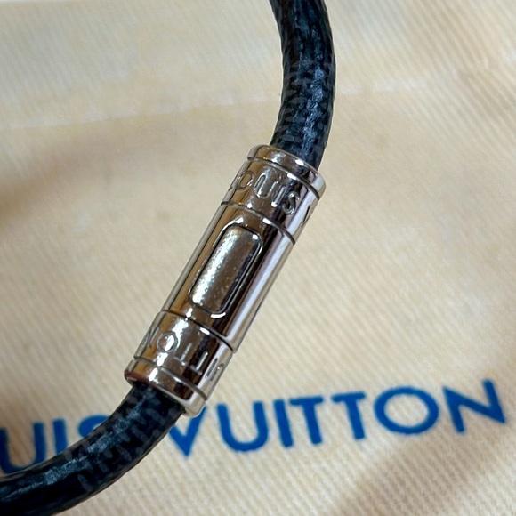 Louis Vuitton Keep It Bracelet Damier Ebene made in Spain 2021 & LV Dustbag - Picture 5 of 17